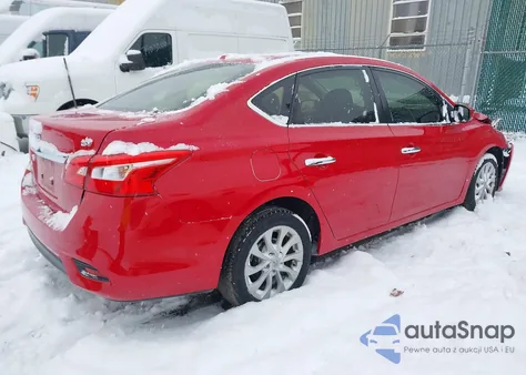 2018 Nissan Sentra Sv z USA, uszkodzony, nr VIN 3N1AB7AP9JL616662